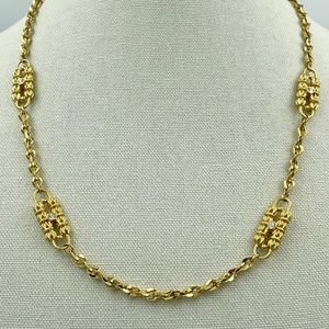 Camrose & Kross JBK Gold Plated Paperclip Necklace